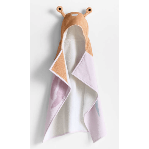 Crab Organic Cotton Hooded Baby Beach Towel