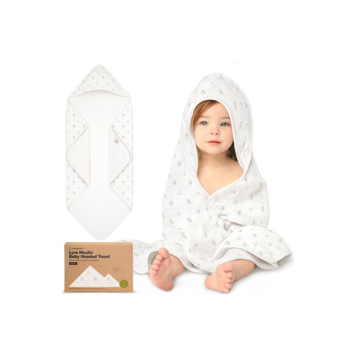 Lyra Muslin Hooded Towel