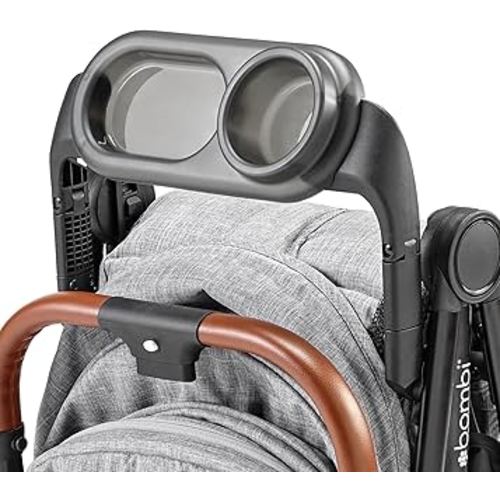 Bombi Baby Stroller Snack Tray with Cup Holder, BPA-Free, Dishwasher Safe, Compatible with V2 Stroller