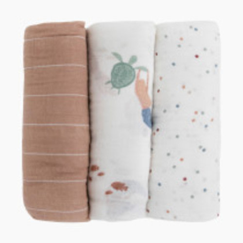Little Unicorn Cotton Muslin Swaddle Blanket 3 Pack - Mermaids