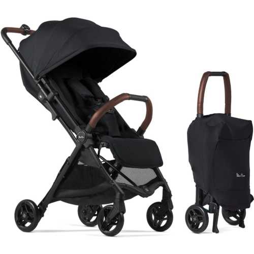 Silver Cross Jet 5 Ultra Compact Stroller - Black