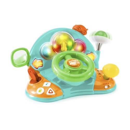 Bright Starts Lights & Colors Driver Learning Toy with Melodies for Babies and Toddlers, Ages 6 Months+