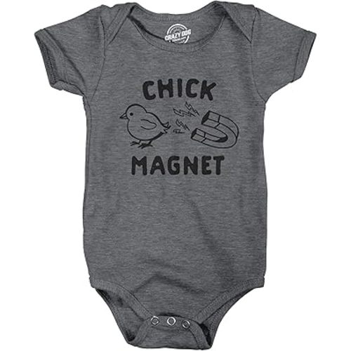 Baby Bodysuit Chick Magnet T Shirt Funny Easter Sunday Baby Chick Holiday Novelty Shirt