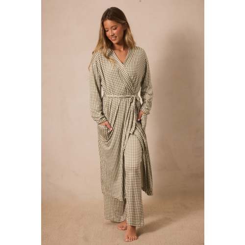 Green Gingham Robe