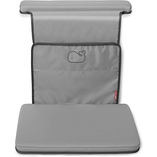 Skip Hop Baby Bath All-in-One Elbow Saver and Kneeler, Moby, Grey