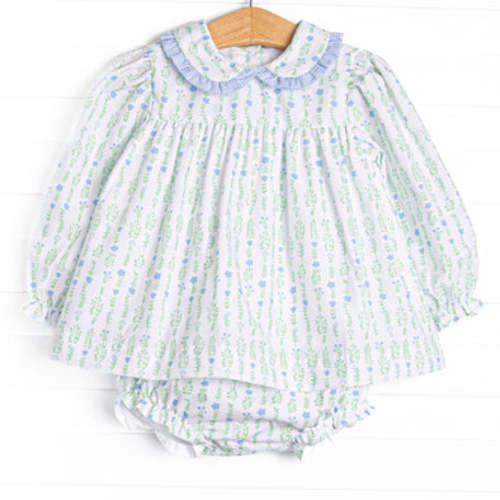 Streamside Sprouts Diaper Set, Green – Stitchy Fish