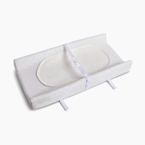 Sprucely 2-Sided Waterproof Changing Pad + Reusable Liner - White