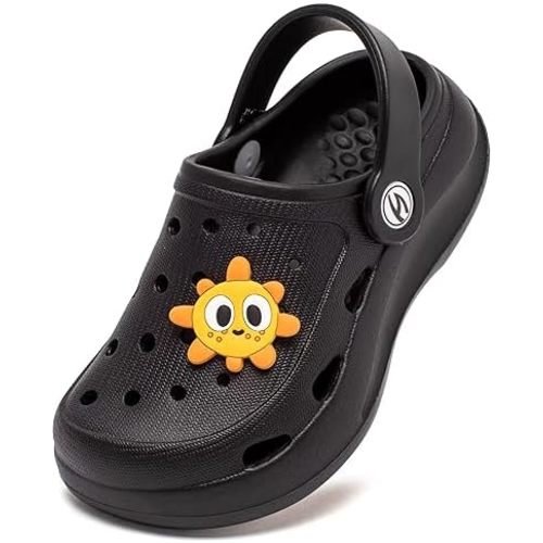 HOBIBEAR Boys and Girls Garden Clogs Slip on Children Sandals Water Shoes for Indoor Outdoor (Toddler/Little Kids)