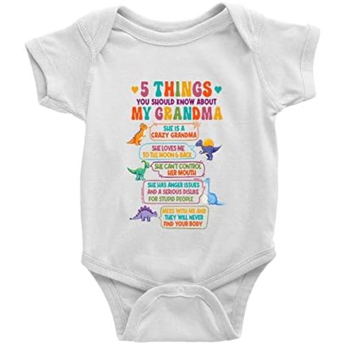 5 Things You Shuold About My Grandma Toddler Rompers Baby Boy Girl Bodysuit Long Sleeve
