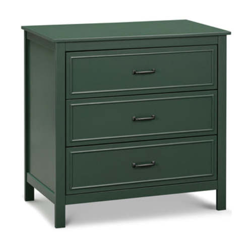 Charlie 3-Drawer Dresser - Forest Green