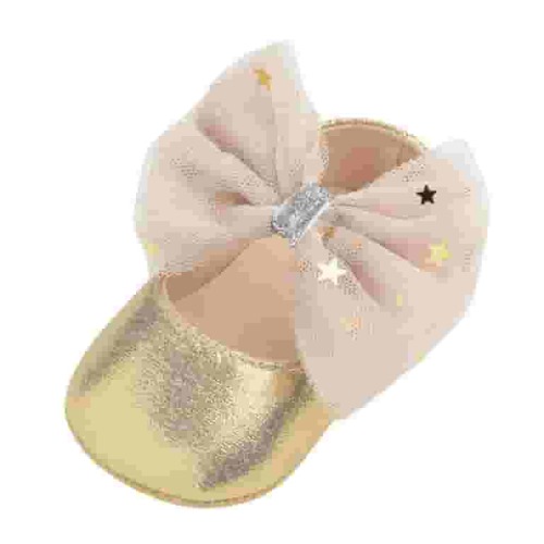 Christmas Deals! Ohufall Toddler Shoes Baby Girls Mary Janes Flat Bowknot Rubber Sole First Walker Princess Dress Shoes Clearance
