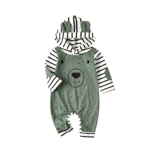 BABY BEAR Polka Dot Jumpsuit - Hazel & Bo