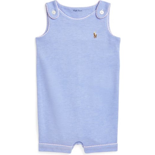 Cotton Oxford Romper, 3M
