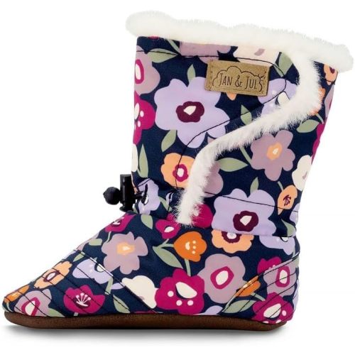 JAN & JUL Faux Fur Lined Winter Booties for Babies and Toddlers