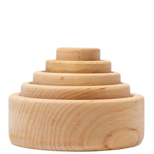 Wooden Natural nesting cups