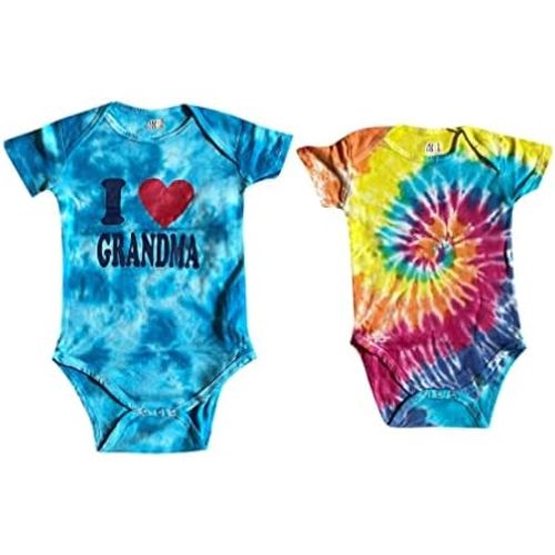 Just Love Bodysuit for Boys – Tie Dye (Pack of 2)
