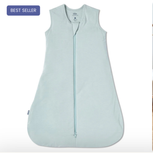 HALO - 1.5 TOG supersoft bamboo wearable blanket, double zipper sleeping bag with weighted feel - green