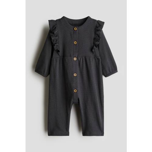 RUFFLE-TRIMMED JUMPSUIT