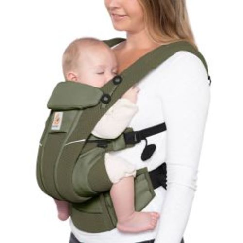 Ergobaby Omni Breeze Baby Carrier – SoftFlex Mesh: Olive Green