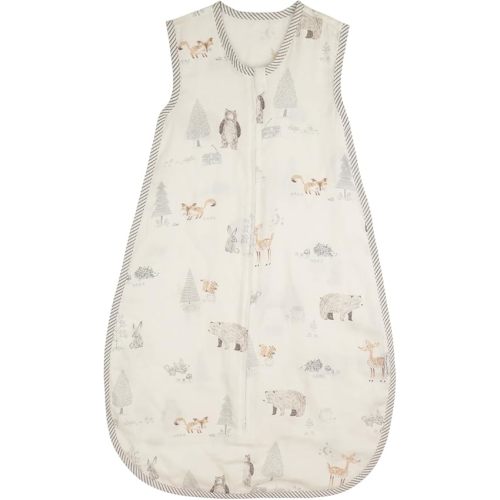 Baby Sleep Sack Muslin Cotton 0-6 Monthes Lightweight Infant Wearable Blanket 0.5 Tog Swaddle Toddler Sleeping Bag Sleeveless Grey Unisex 6-12M 9M Soft Summer Breathable Nursery Vest Bag Kid