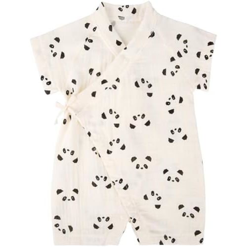 PAUBOLI Kimono Robe Newborn Cotton Yarn Robe Baby Romper Infant Japanese Pajamas…
