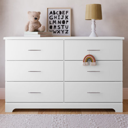 Storkcraft Brookside 6 Drawer Double Dresser & Reviews | Wayfair