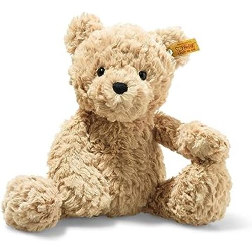 Steiff Jimmy Teddy Bear, Premium Teddy Bear Stuffed Animal, Plush Toy for Kids (Light Brown, 12")