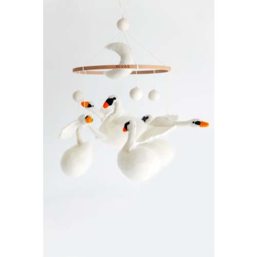 Swan Crib Mobile