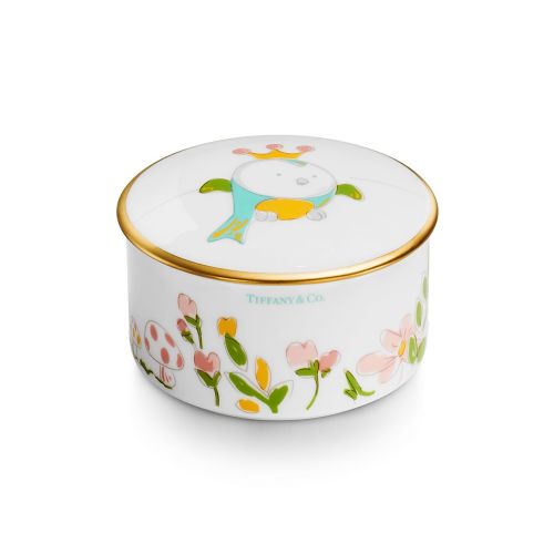 Tiny Tiffany Bird Baby Box