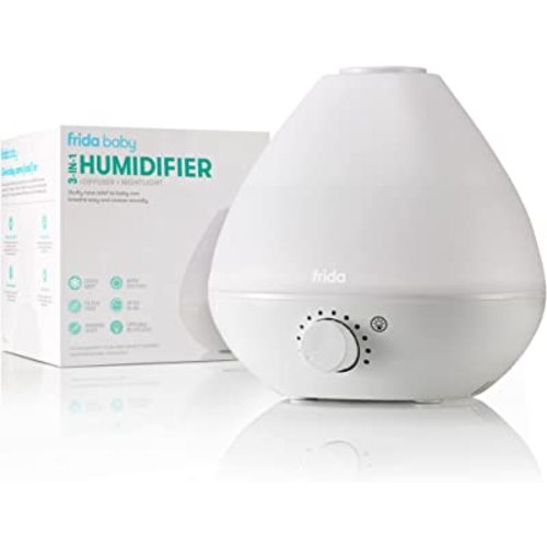 Amazon.com: Frida Baby 3-in-1 Humidifier with Diffuser and Nightlight, White : Home & Kitchen