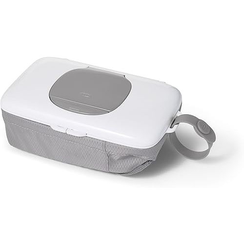 OXO Tot On-The-Go Wipes Dispenser with Diaper Pouch, Gray