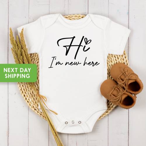 Girl Coming Home Onesie®, Newborn Girl Home Coming Bodysuit, Welcome to World Newborn Onesie®, Girl Shirt
