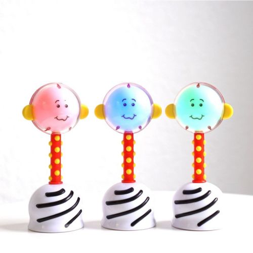 Smartnoggin Nogginstik Developmental Light-up Rattle And Parent Guide