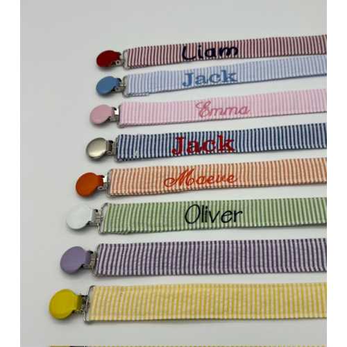 Personalized Pacifier Clip