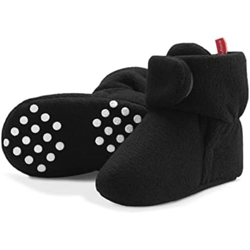 Baby Fleece Booties Newborn Unisex Booties Non-Slip Newborn Infant First Walkers Warm Shoes House Slippers for Baby Boys & Baby Girls Toddlers