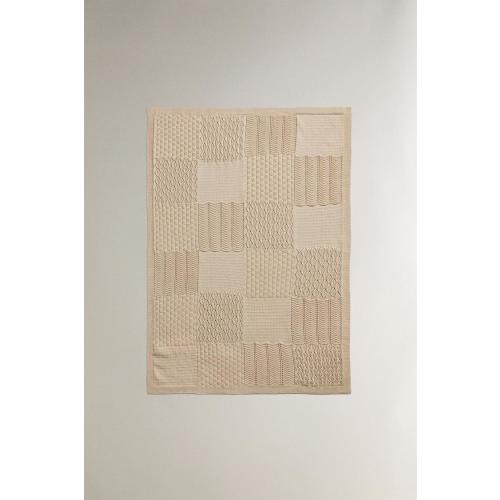 CHILDREN’S PATCHWORK BLANKET - Ecru | ZARA United States