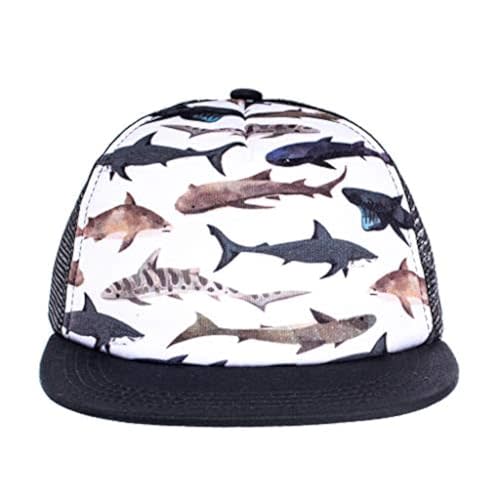 Baby Hats - Baseball Hat, Newborn Youth Flat Brim Mesh Trucker Surf Skate Bubba Bro Fitted Beach Cap Gorros para Bebes