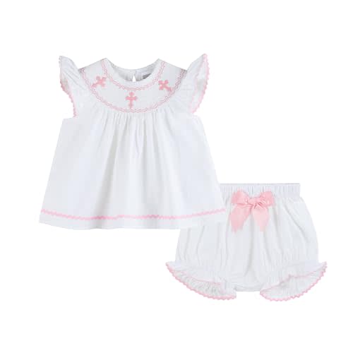 Lil cactus Smocked Dress and Bloomer Set