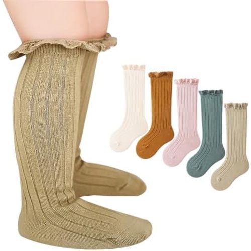 Baby Knee High Socks Newborn Infants Toddlers Cotton Uniform Stockings Warm Cotton Boys Girls Stockings