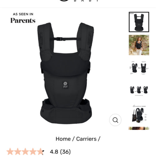 Elevate 6-in-1 Baby Carrier - Basalt