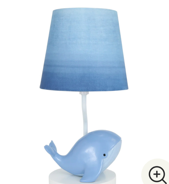 Bubbles & Squirt Lamp with Shade and Bulb