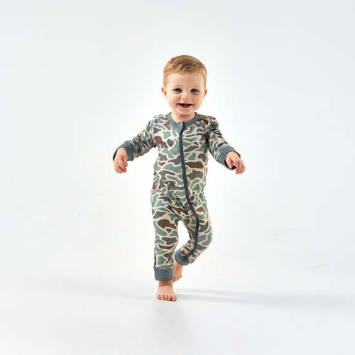 Baby Zip Up - Retro Duck Camo – BURLEBO