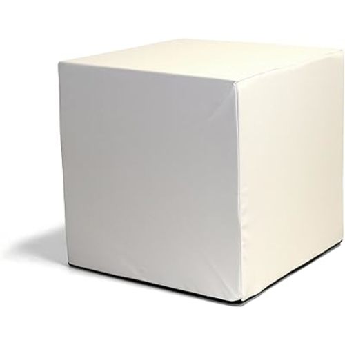 foamnasium Large Block, Indoor Foam Playset, Soft Toddler and Active Kids Play Foam Block for Crawling, Climbing, and Jumping, Made in The US, Enhanced Snow
