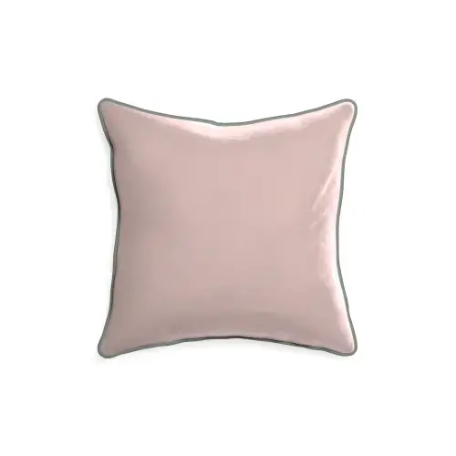 Custom Light Pink Velvet Pillow | Pepper Home