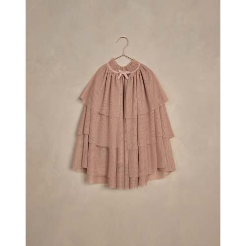 NORALEE Tulle Cape || Dusty Rose - one size