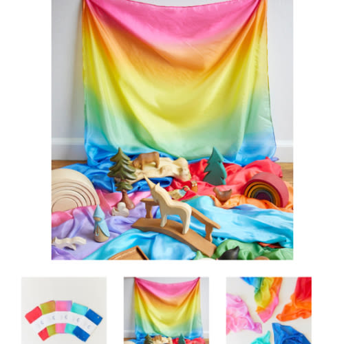 Sarah's Silks Enchanted Playsilk Set – Guidecraft