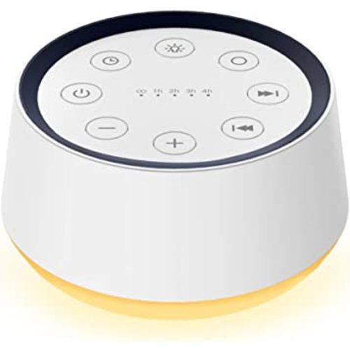 Brown Noise Sound Machine with 30 Soothing Sounds 12 Colors Night Light White Noise Machine for Adults Baby Kids Sleep Machines Memory Function 36 Volume Levels 5 Timers for Home Office Travel
