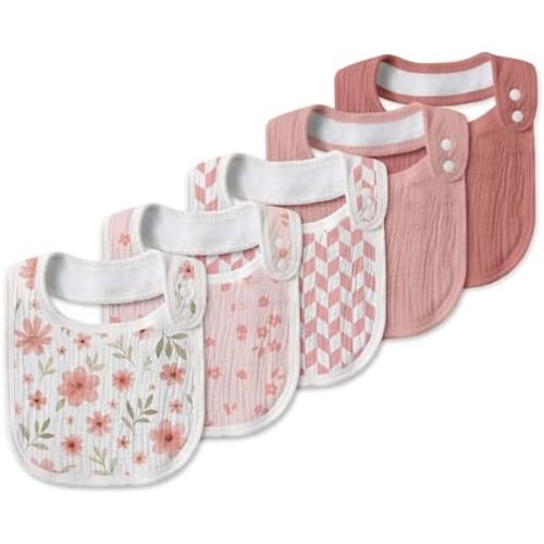 Muslin Baby Bibs for Drooling and Teething,Bibs for Boys Girls