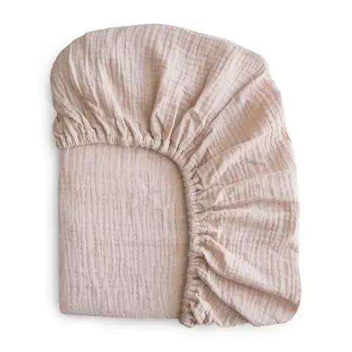Mushie Extra Soft Muslin Crib Sheet – Babyletto