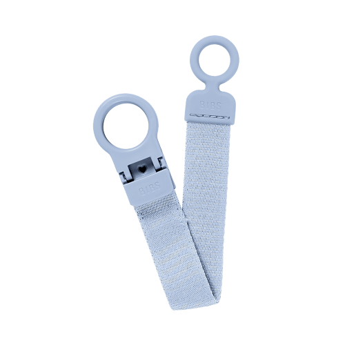 Pacifier Clip Loop - Dusty Blue – Bibsworld store US